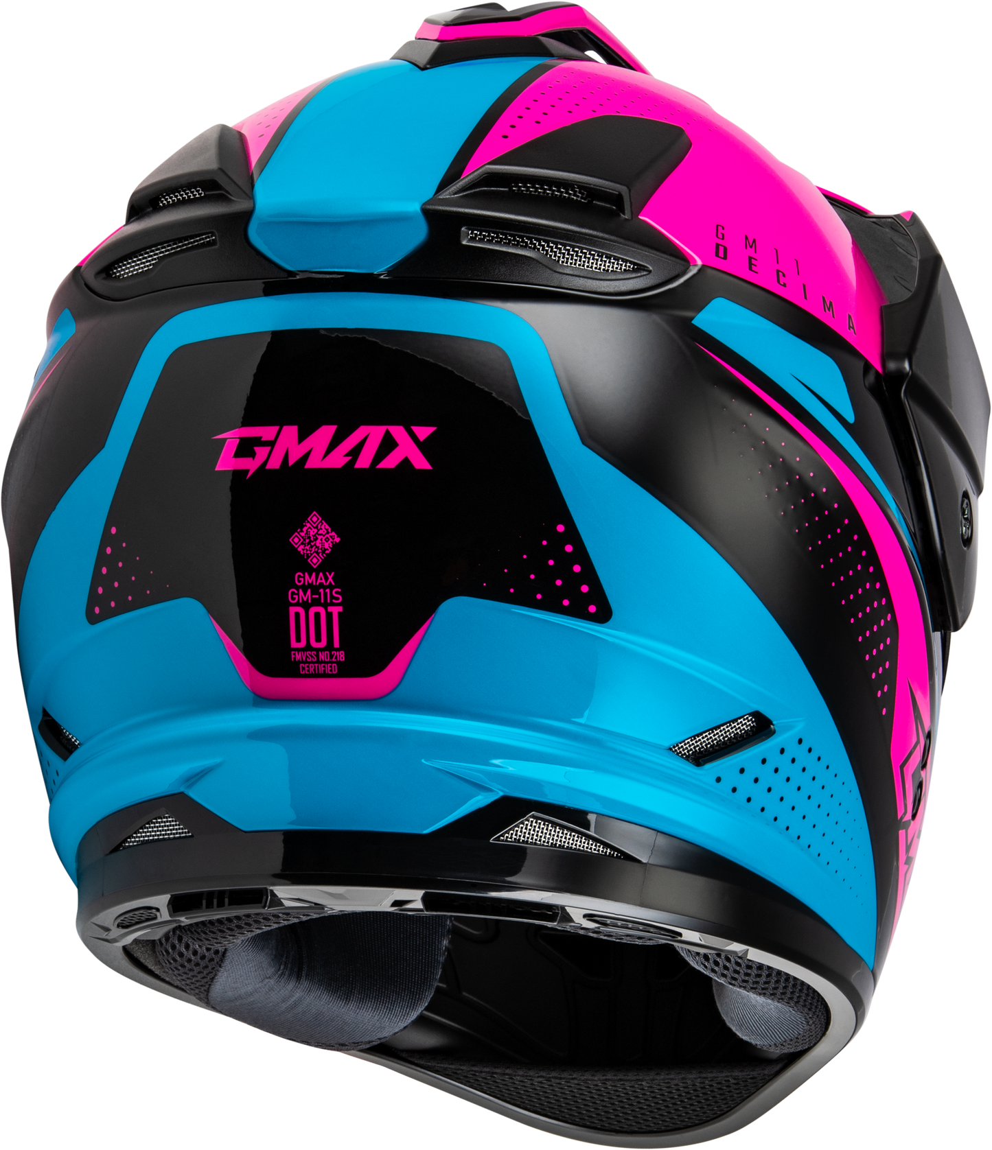 Gm 11 Decima Helmet Black/Pink/Blue Xl