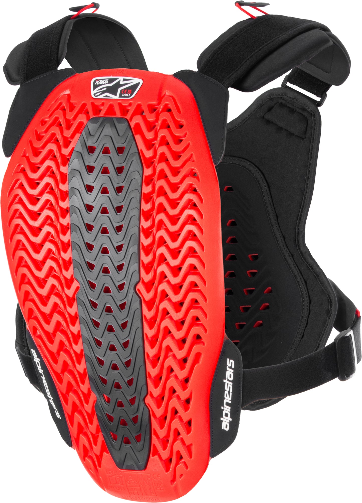 A 5 Plasma Chest Protector Black/Red/White Xl/2x