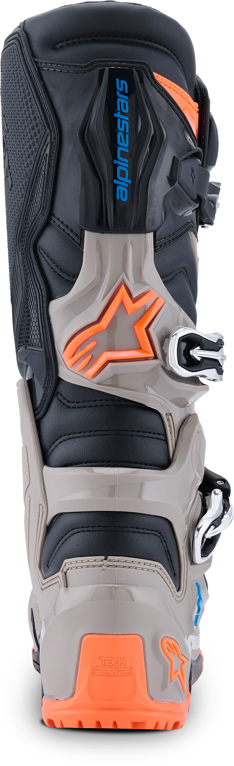 Tech 7 Enduro Blk/Warm Gry/Orange Fluo 11