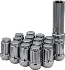 16/Pk 12mmx1.25 Tapered Lug Nuts 60  17mm Head