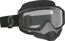 Split Otg Snow Cross Goggle Black W/Clear