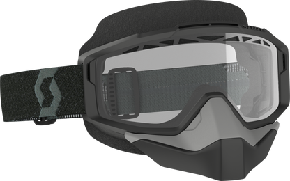 Split Otg Snow Cross Goggle Black W/Clear