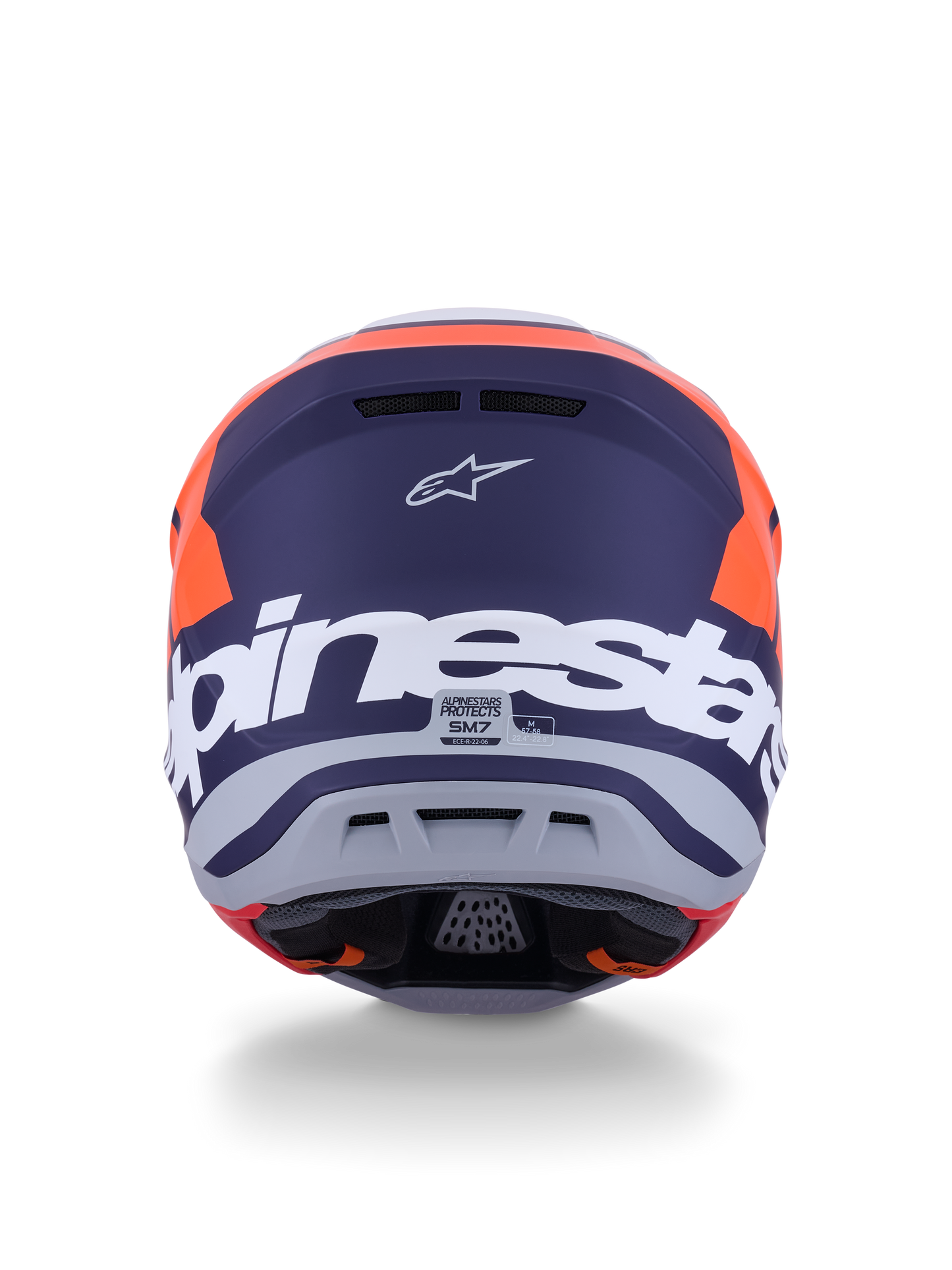 Sm7 Core Helmet Orng/Blue Matt 2x