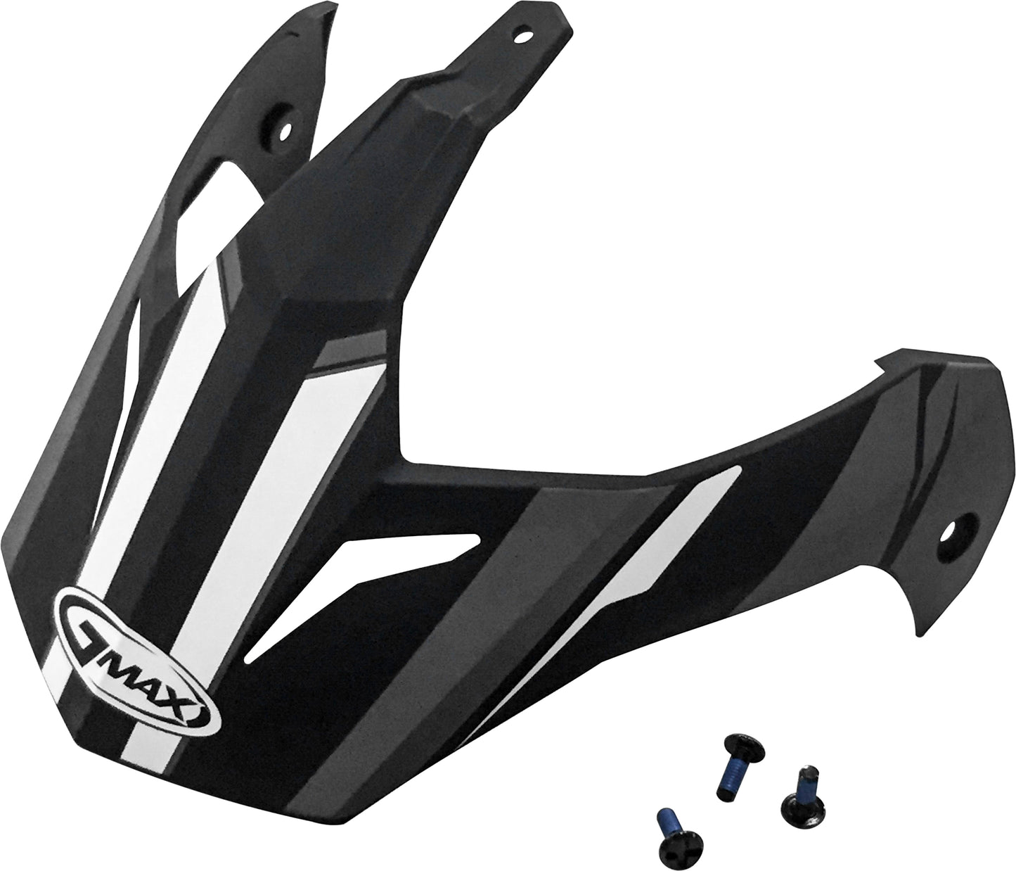 Visor Vertical Matte Black Dark Silver W/Screw Gm 11
