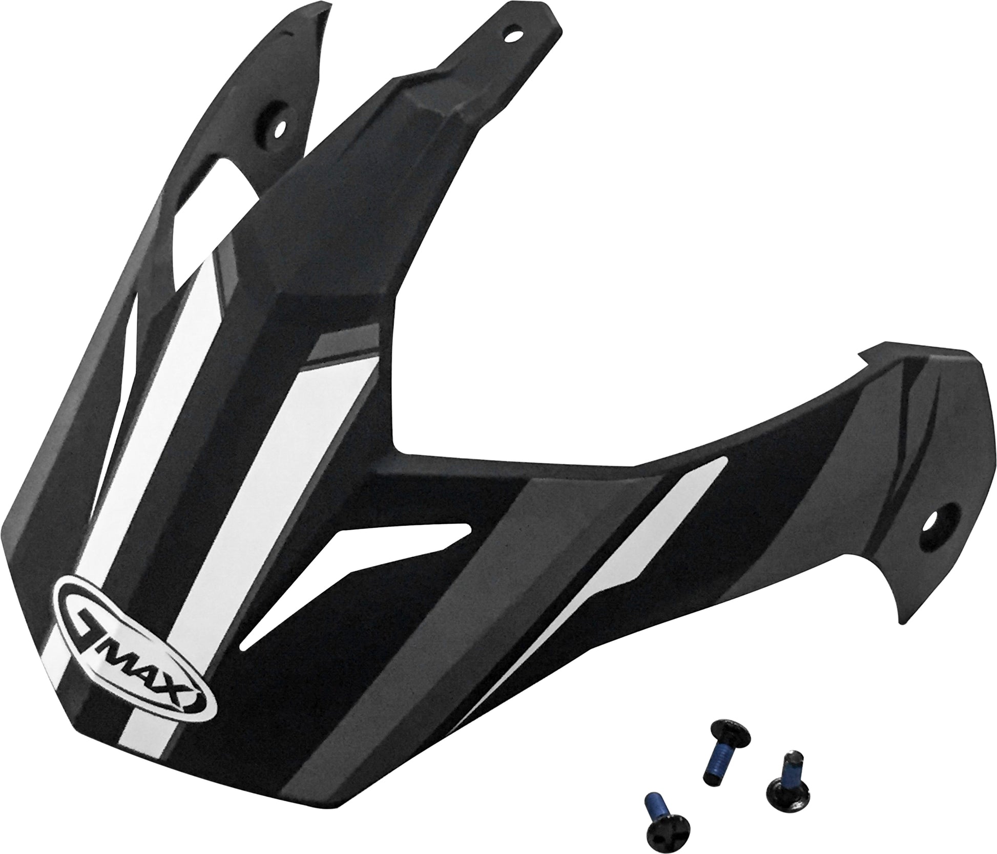 Visor Vertical Matte Black Dark Silver W/Screw Gm 11