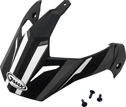 Visor Vertical Matte Black Dark Silver W/Screw Gm 11