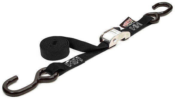 Tie Down Cam S Hook 1"X144" Black Each