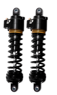 Progressive Harley Ultra Touring-QPS 944 Series Shocks, 13in, 12in Ride Height Standard - Black / Go