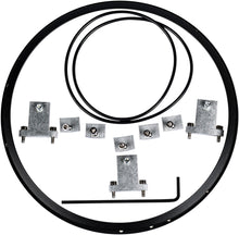 7" Adapter Ring Kit Blk Ducati