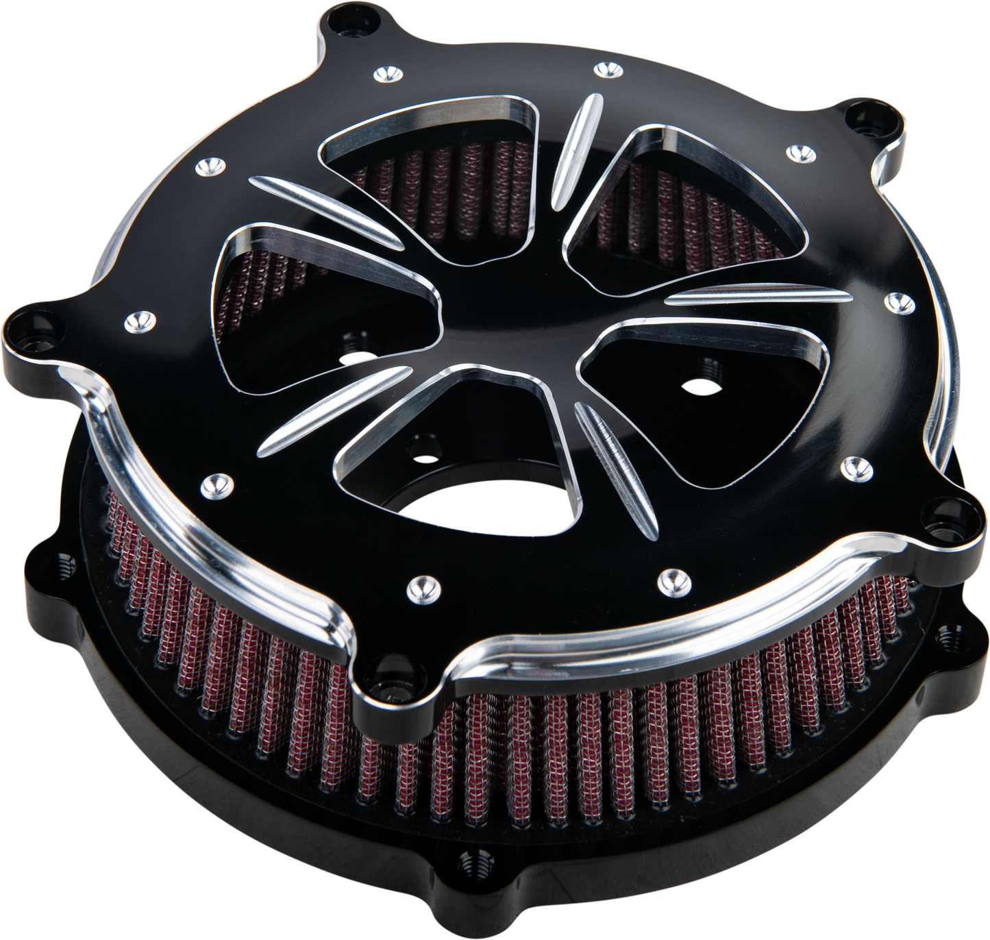 Commodore Air Cleaner Kit Black Contrast W/ Clear Window