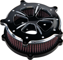 Commodore Air Cleaner Kit Black Contrast W/ Clear Window