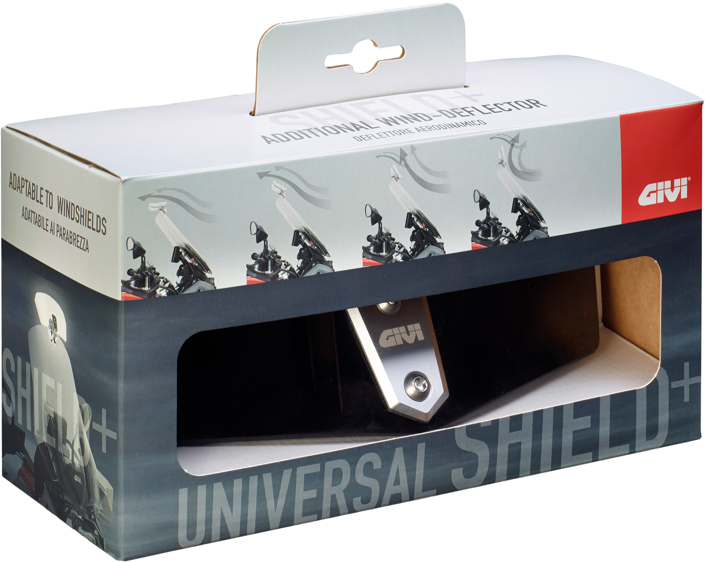 Shield Deflector Visor Universal Smoke