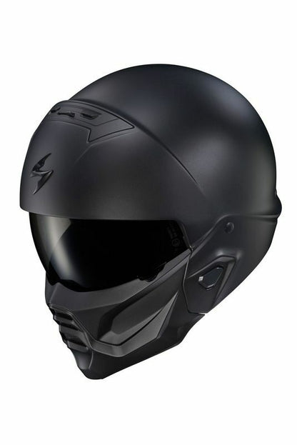 Covert 2 Open Face Helmet Matte Black Lg