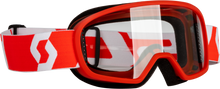 Youth Buzz Mx Goggle Red/White W/Clear