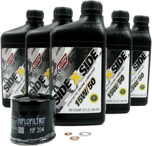 Sidexside Oil Change Kit 15w50 /W Oil Filter Yam