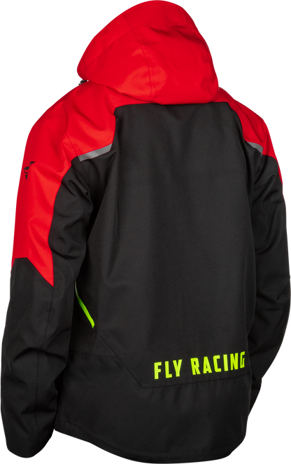 Carbon Jacket Black/Red Sm