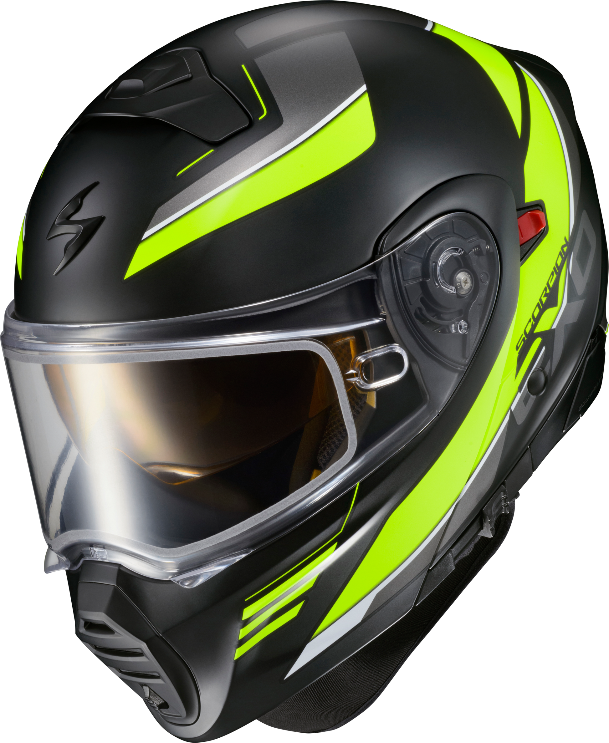 Exo Gt930 Cold Weather Helmet Modulus Hi Vis 2x (Electric)
