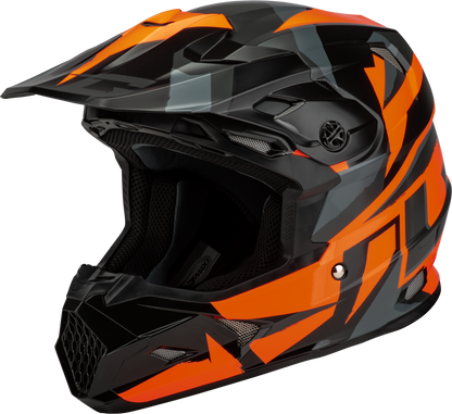 Mx 96 Splinter Helmet Black/Orange Md