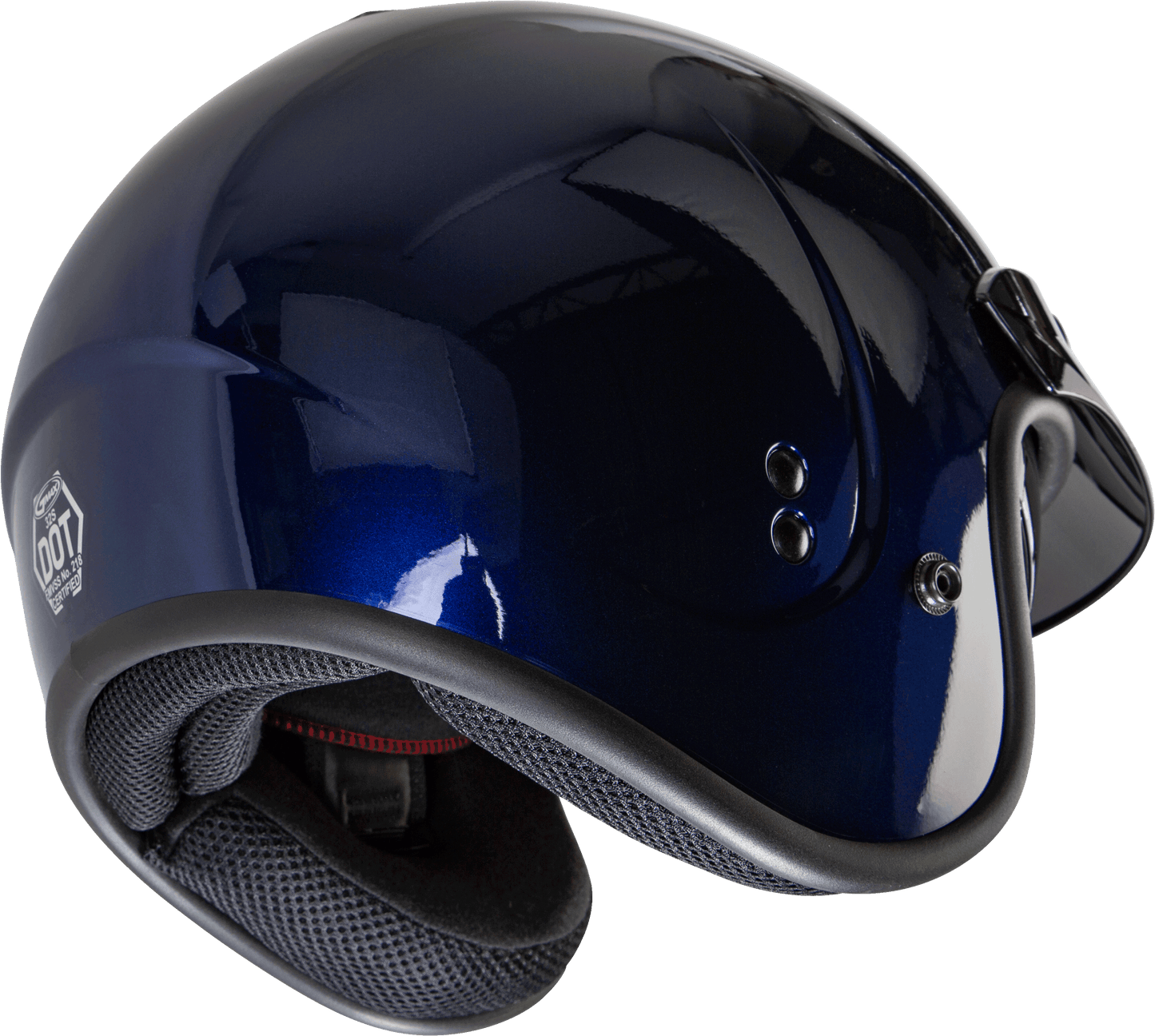 Gm 32 Open Face Helmet Blue Xs
