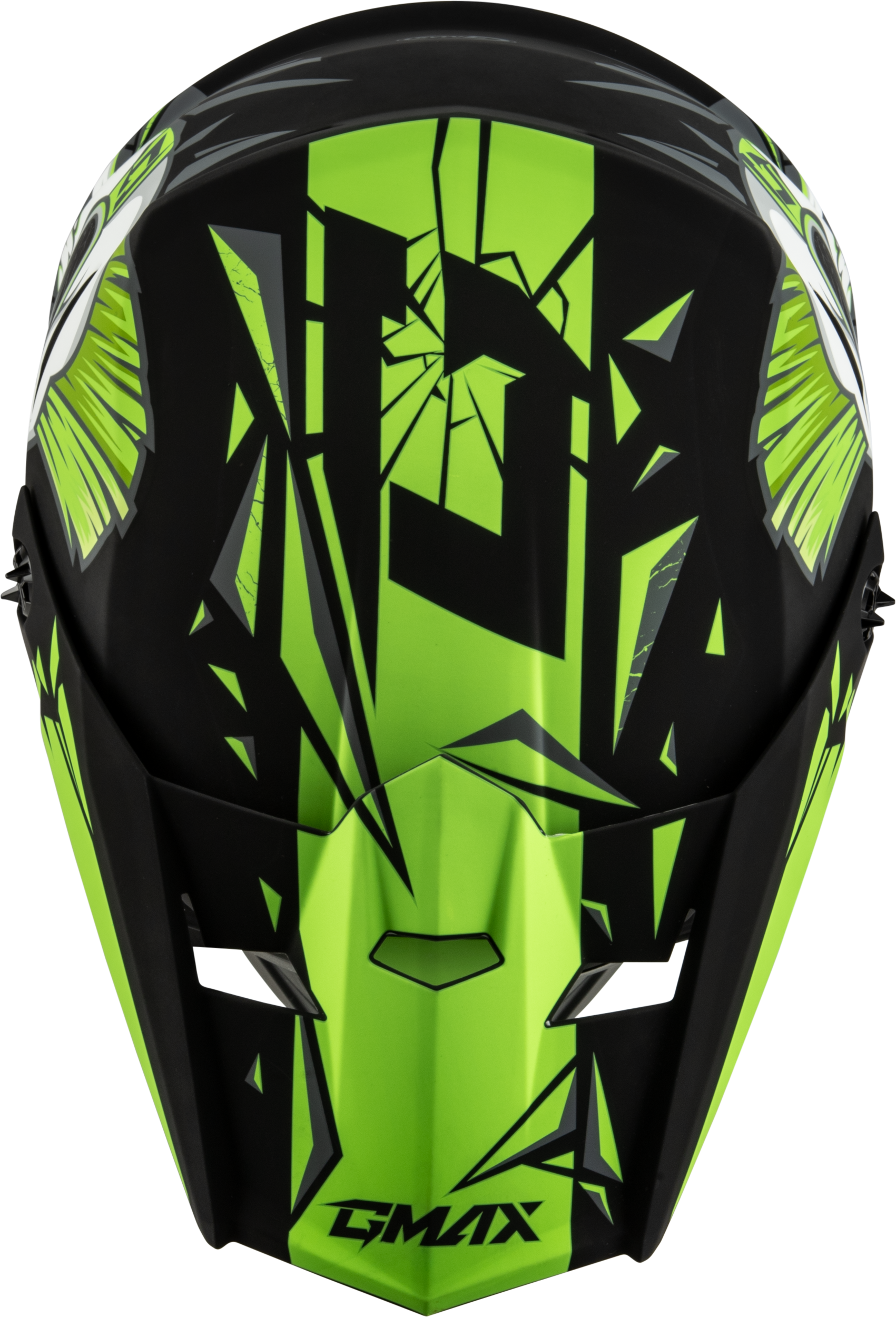 Youth Mx 46y Unstable Helmet Matte Black/Green Yl