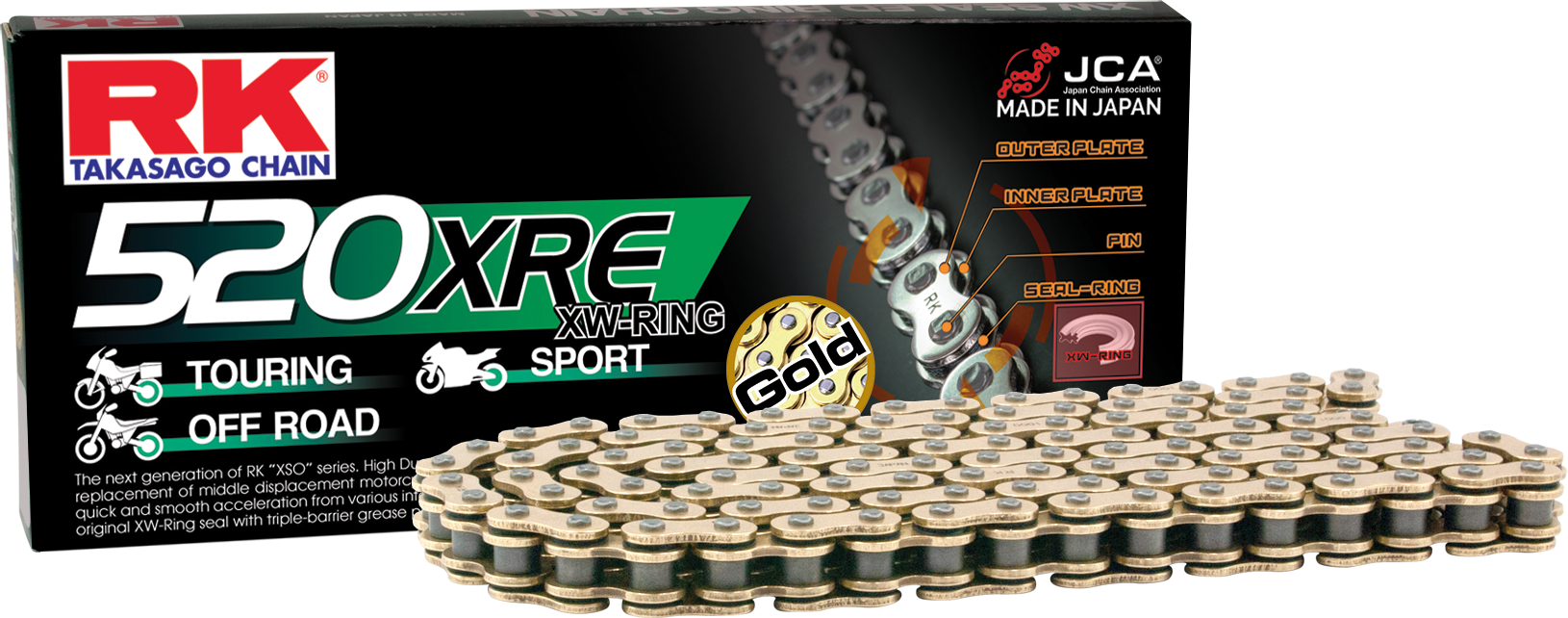 Gb520xre Drive Chain Gold 520 X 160