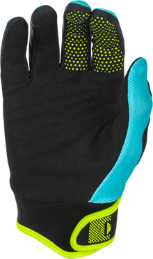 Youth F 16 Gloves Aqua/Black/White Y2xs