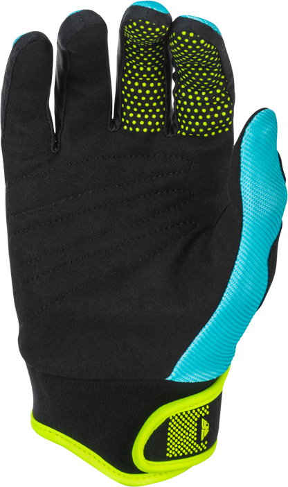 Youth F 16 Gloves Aqua/Black/White Yl