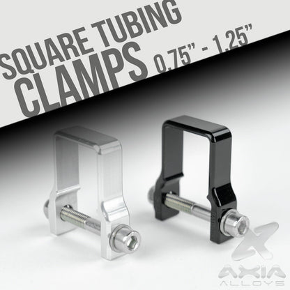 1.25" Square Tube Strap Clamp Black