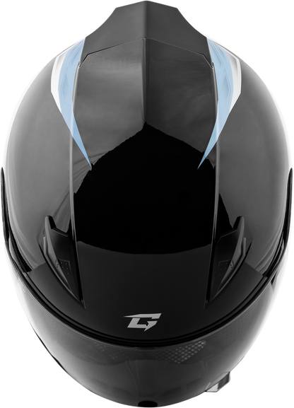 Ff 49 Syth Helmet Black/Silver Blue Md