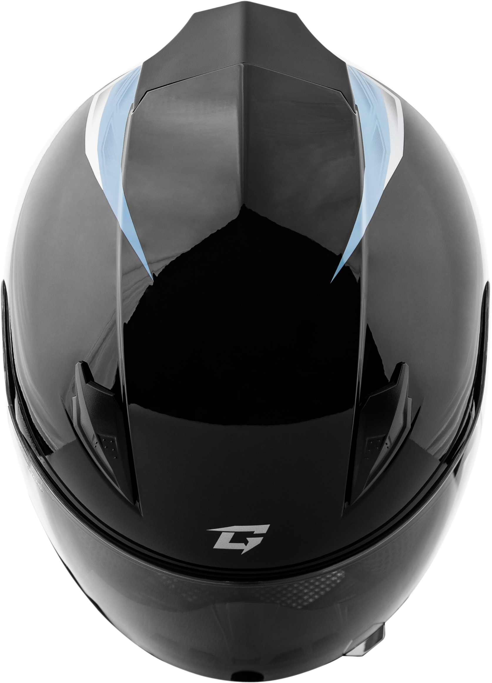 Ff 49 Syth Helmet Black/Silver Blue Sm
