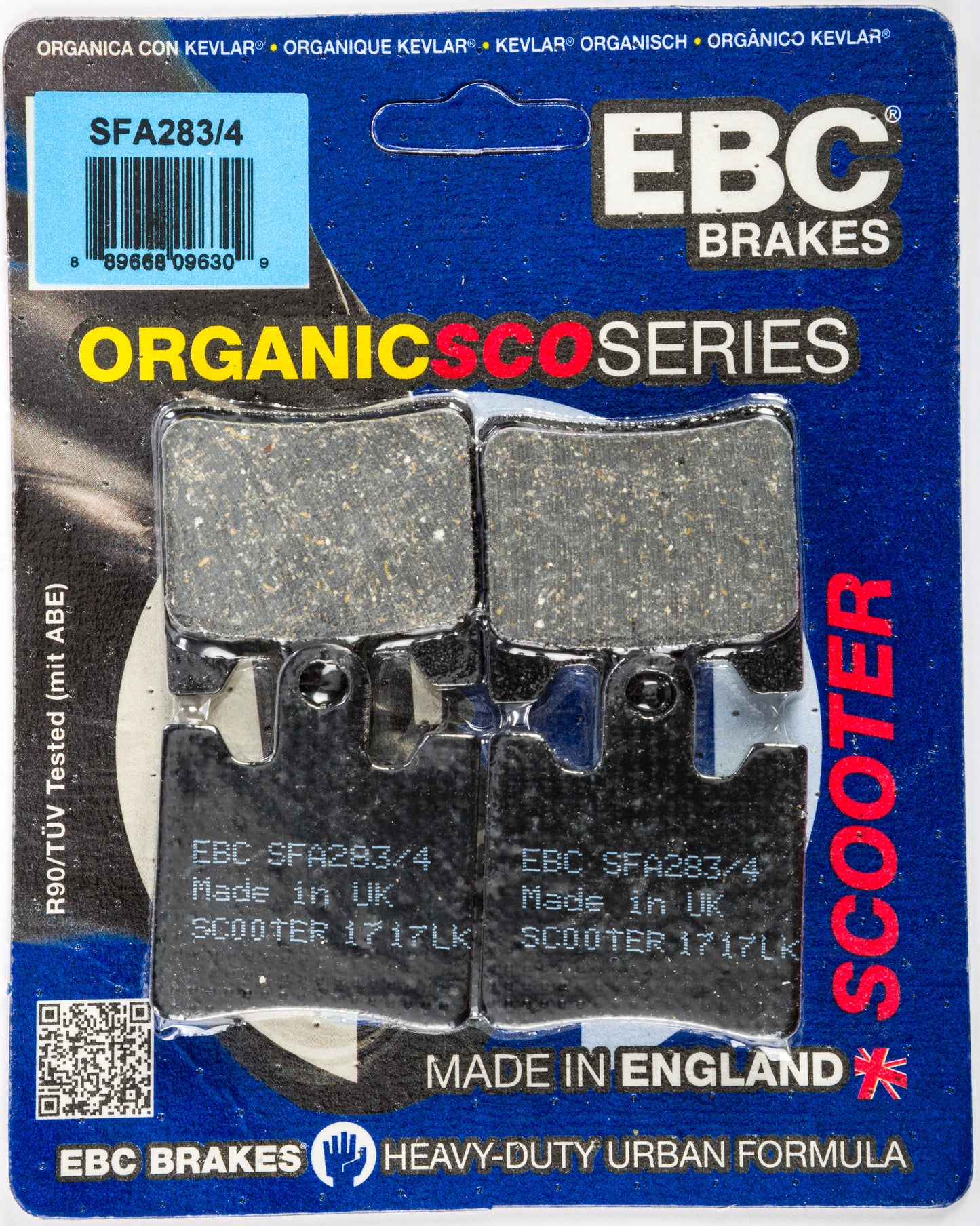 Brake Pads Sfa283/4 Organic