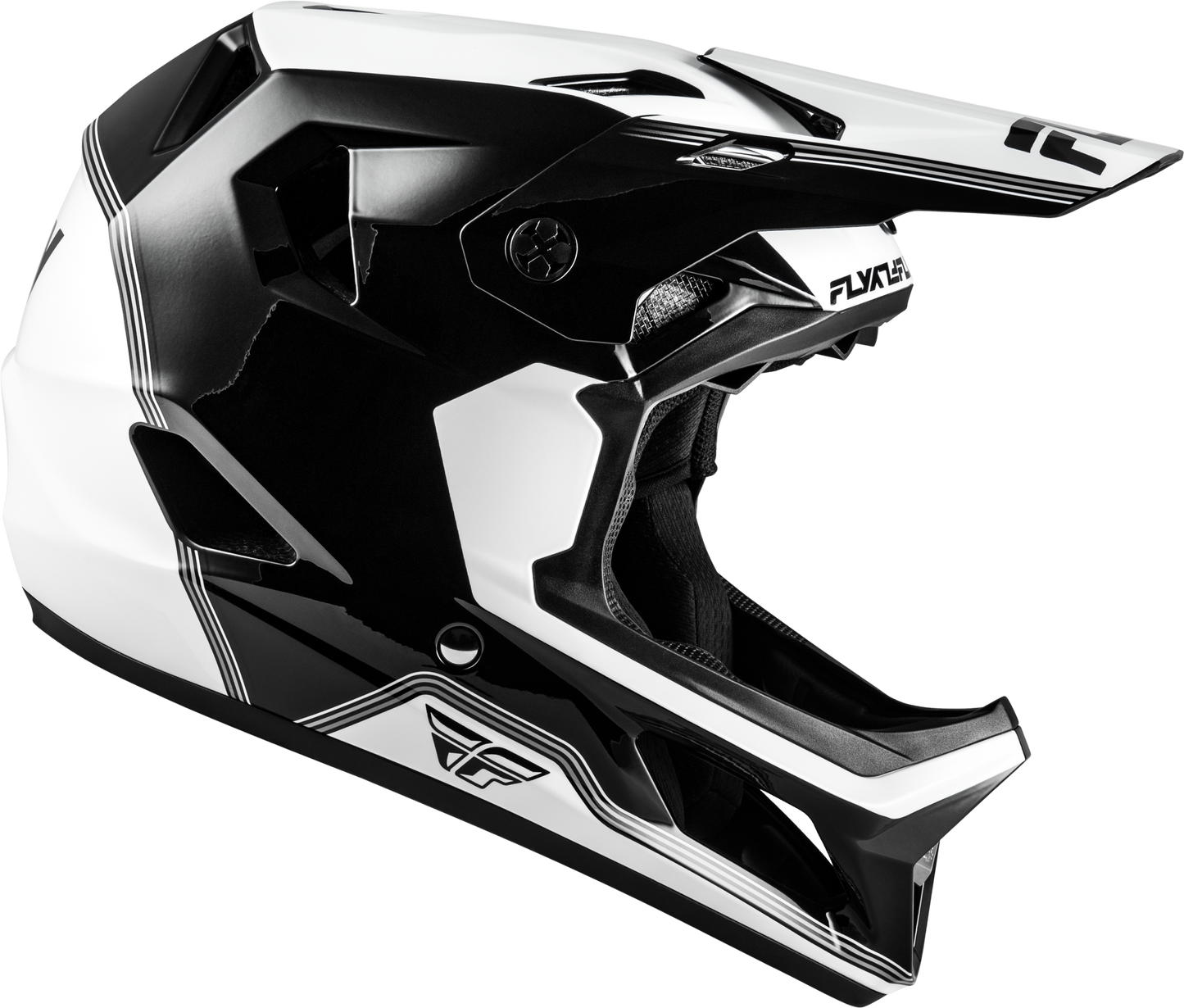 Rayce Repeat Bicycle Helmet Black/White Lg