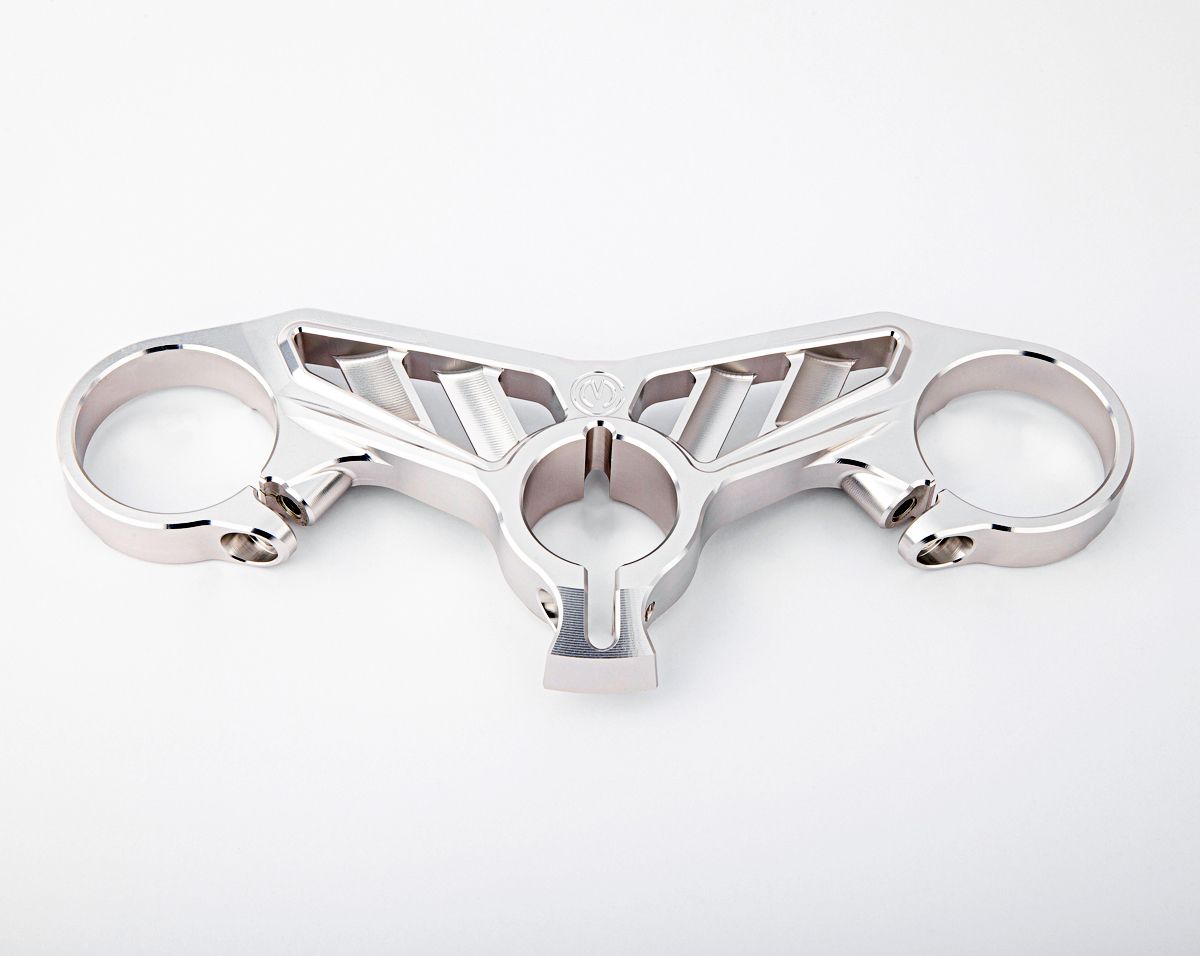 Motocorse Billet Aluminum Upper Triple Clamp (Yoke) for Ducati Panigale V4 - Ohlins racing 52mm fork (2025+)