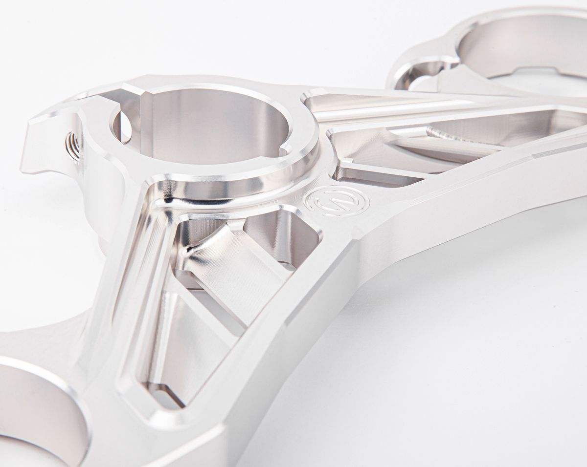 Motocorse Billet Aluminum Upper Triple Clamp (Yoke) for Ducati Panigale V4 - Ohlins racing 52mm fork (2025+)