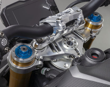 Motocorse Billet Upper Triple Clamp (Yoke) for Ducati Streetfighter V4 / S / SP - 52mm Ohlins SBK Forks