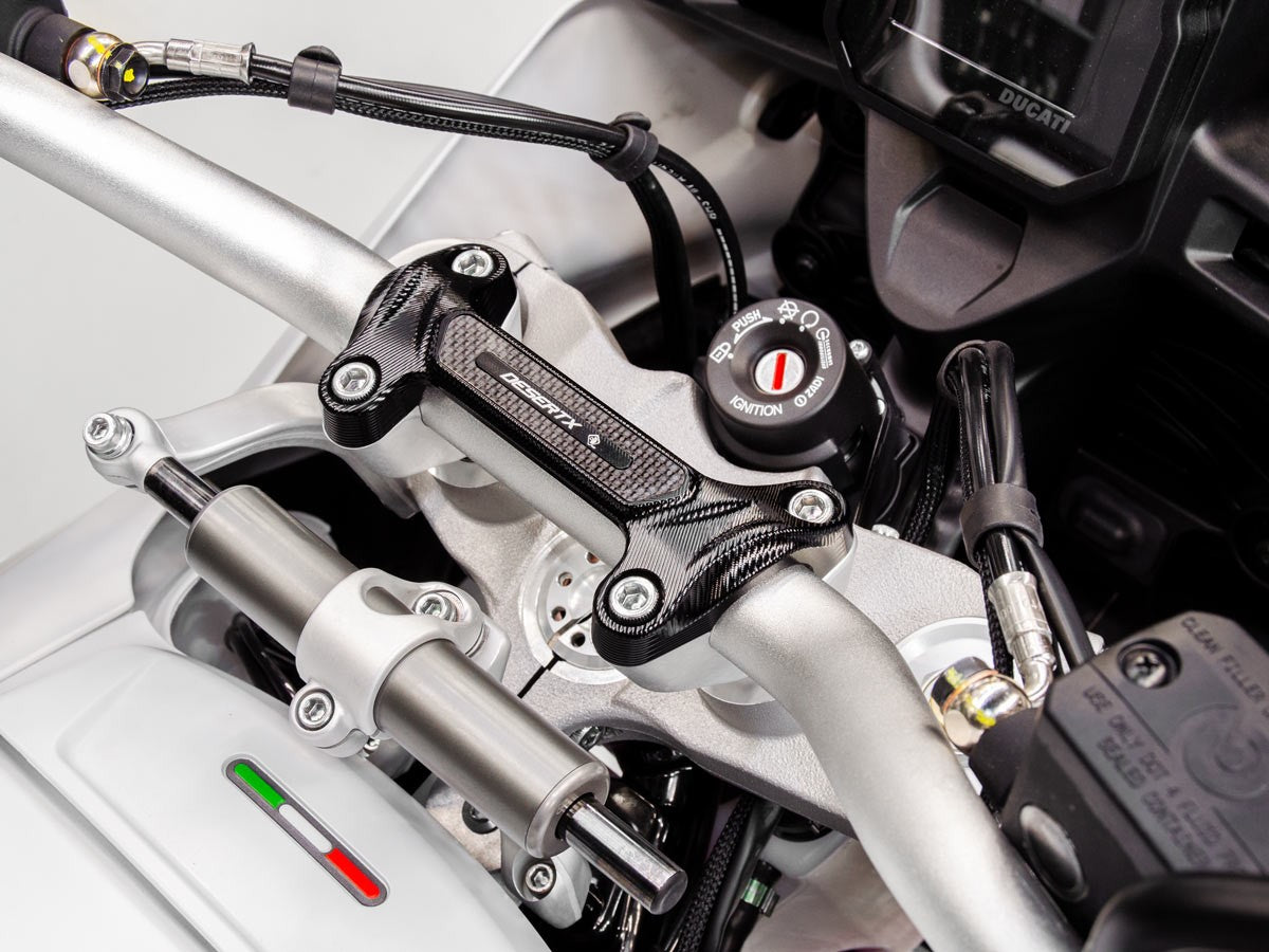 DBK Special Parts (Ducabike) Billet Handlebar Top Clamp for the Ducati DesertX