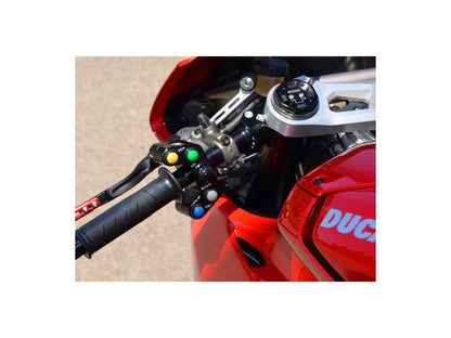 DBK Special Parts (Ducabike) GP Adjustable Clip-Ons For Panigale V4 / S / Speciale - 15mm Offset