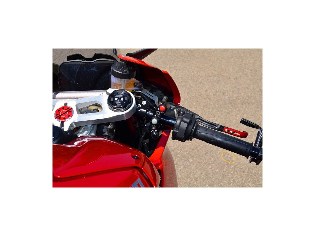DBK Special Parts (Ducabike) GP Adjustable Clip-Ons For Panigale V4 / S / Speciale - 15mm Offset
