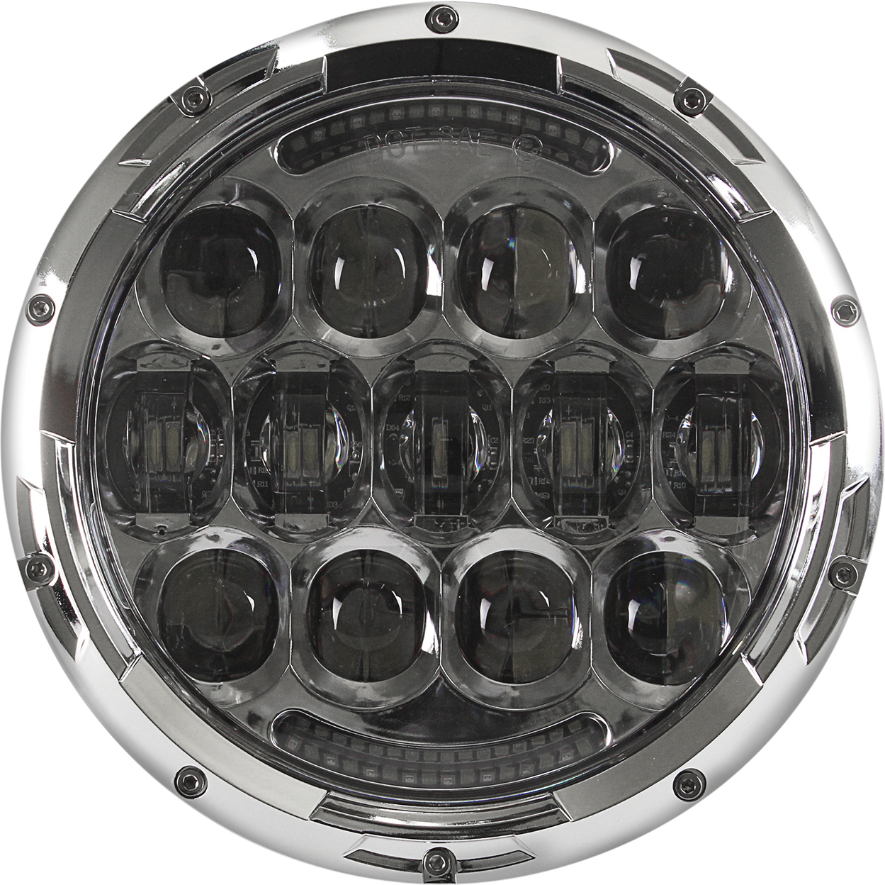 Headlight 7" Chrome