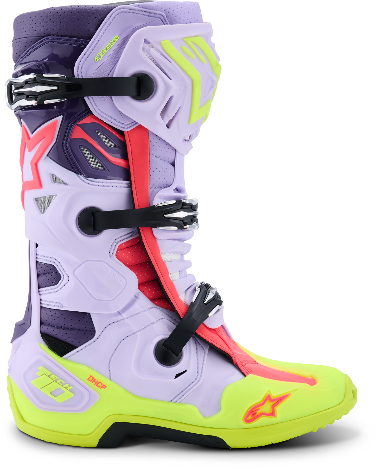 Tech 10 Supervented Purp/Ylw Fluo/Diva Pink 13