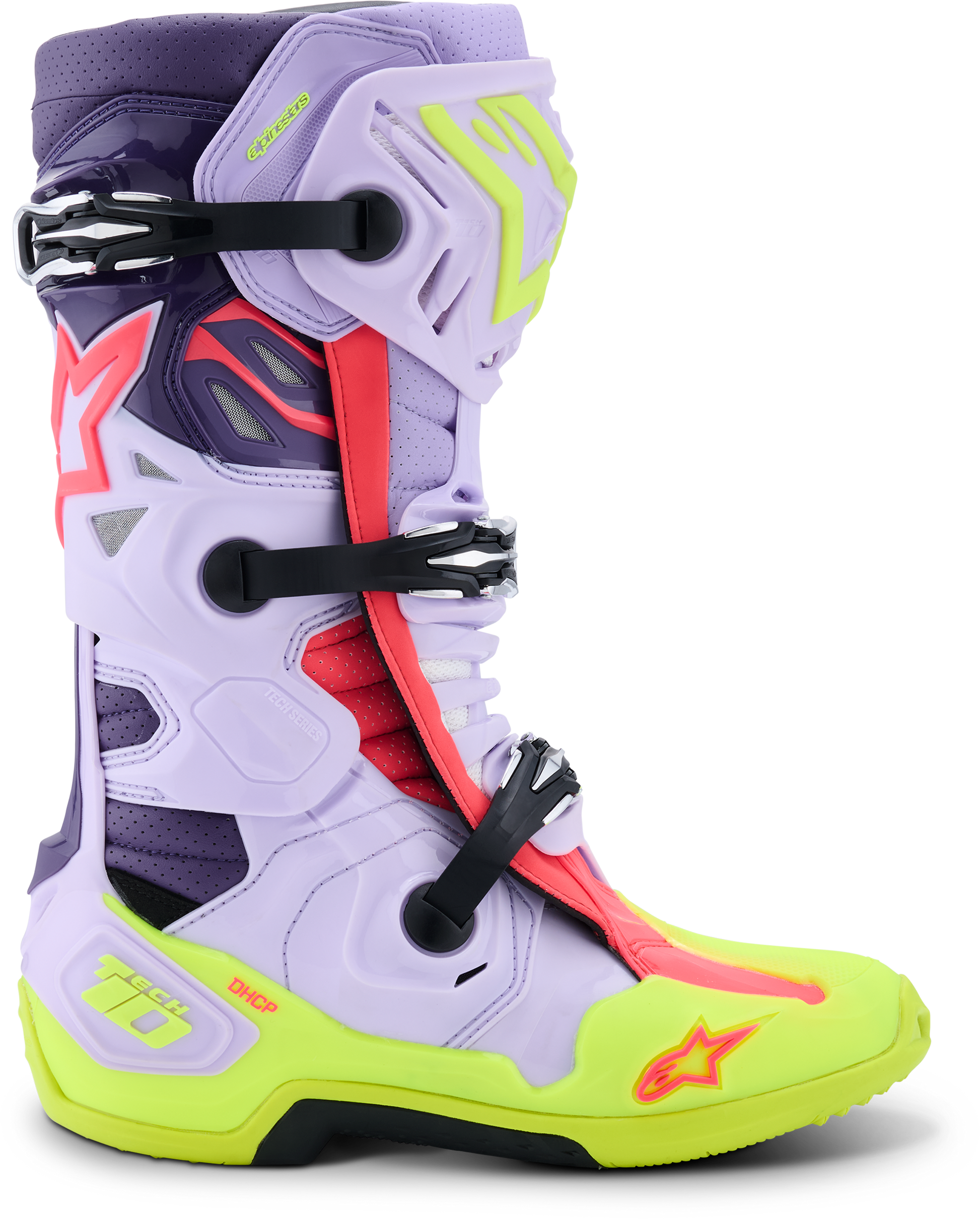 Tech 10 Supervented Purp/Ylw Fluo/Diva Pink 8