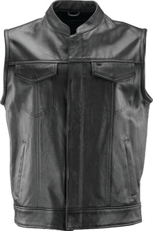Kuryakyn Leather By River Road Vandal Club Vest Black - 2XL