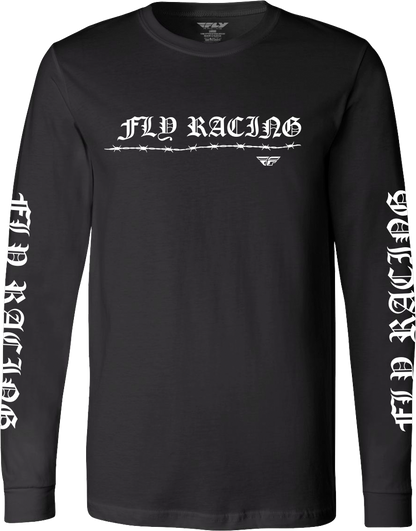 Fly Barbed Wire L/S Black Xl