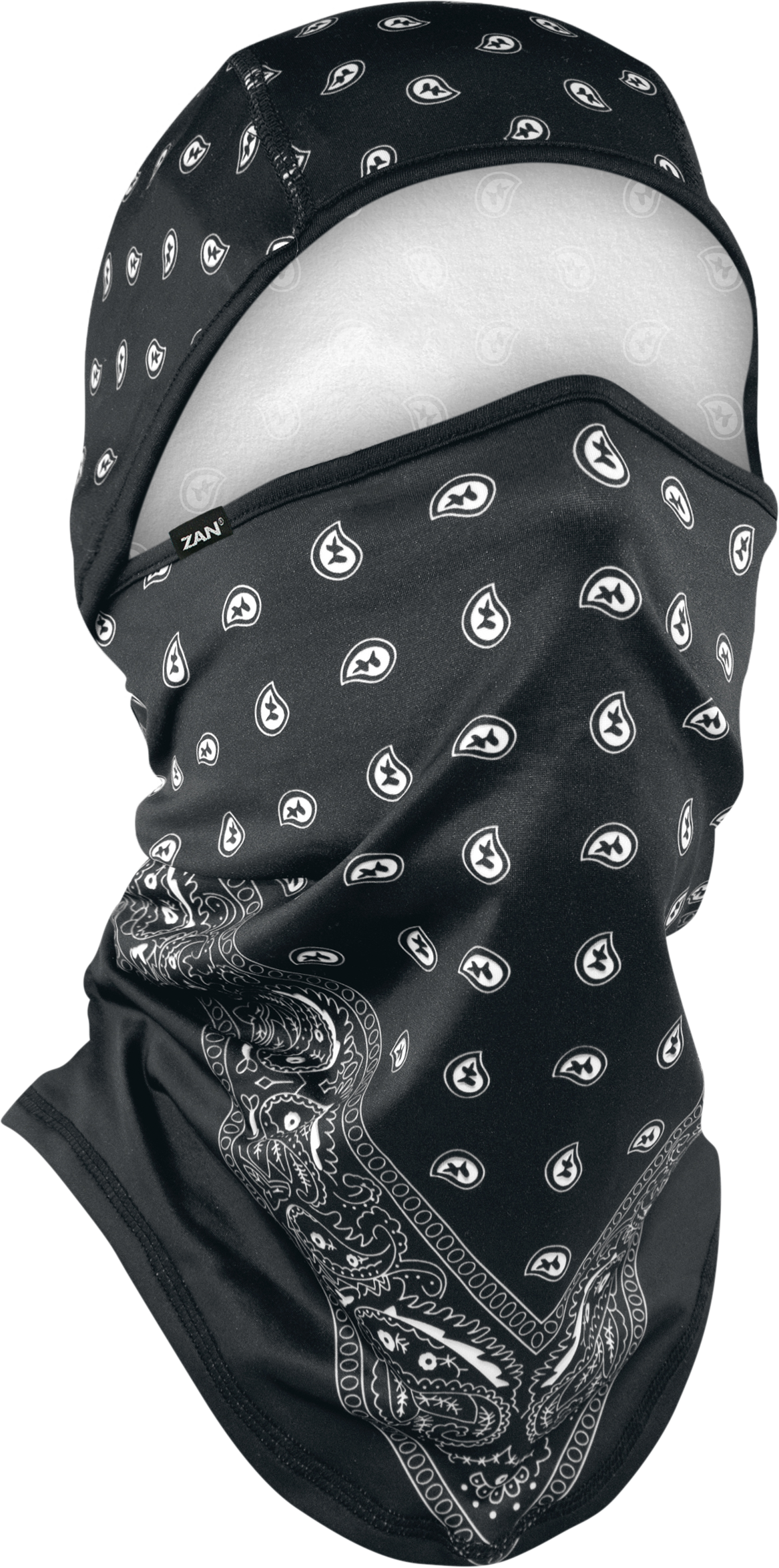 Sportflex Convertible Balaclava Black Paisley
