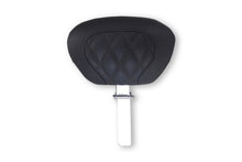 Mustang 08-25 Harley FL Touring Rd King Special, Rd Glide Ltd, Dble Diamond Driver Backrest - Black