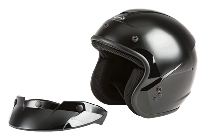 Of 2 Open Face Helmet Black Xs