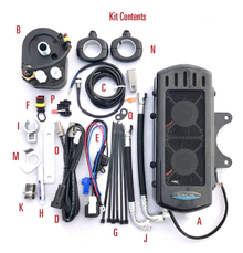 Center Frame Mount Oil Cooler Non Abs  St `01 17  Gloss Blk