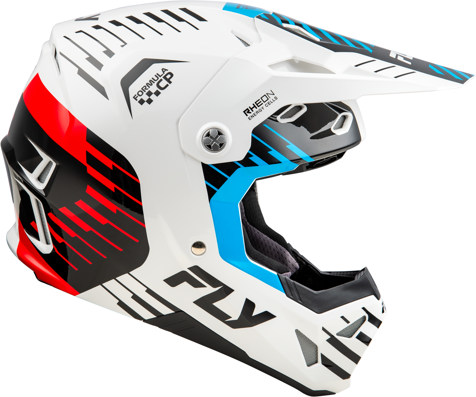 Formula Cp Slice Helmet White/Red/Cyan Xl