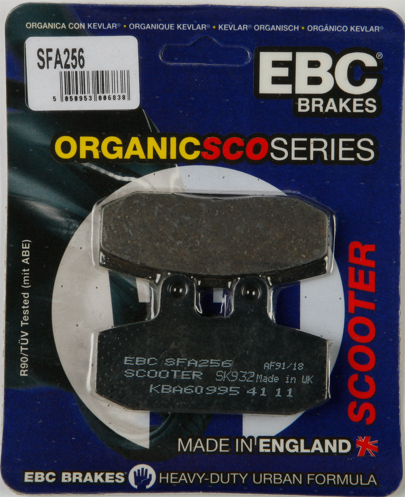 Brake Pads Sfa256 Organic