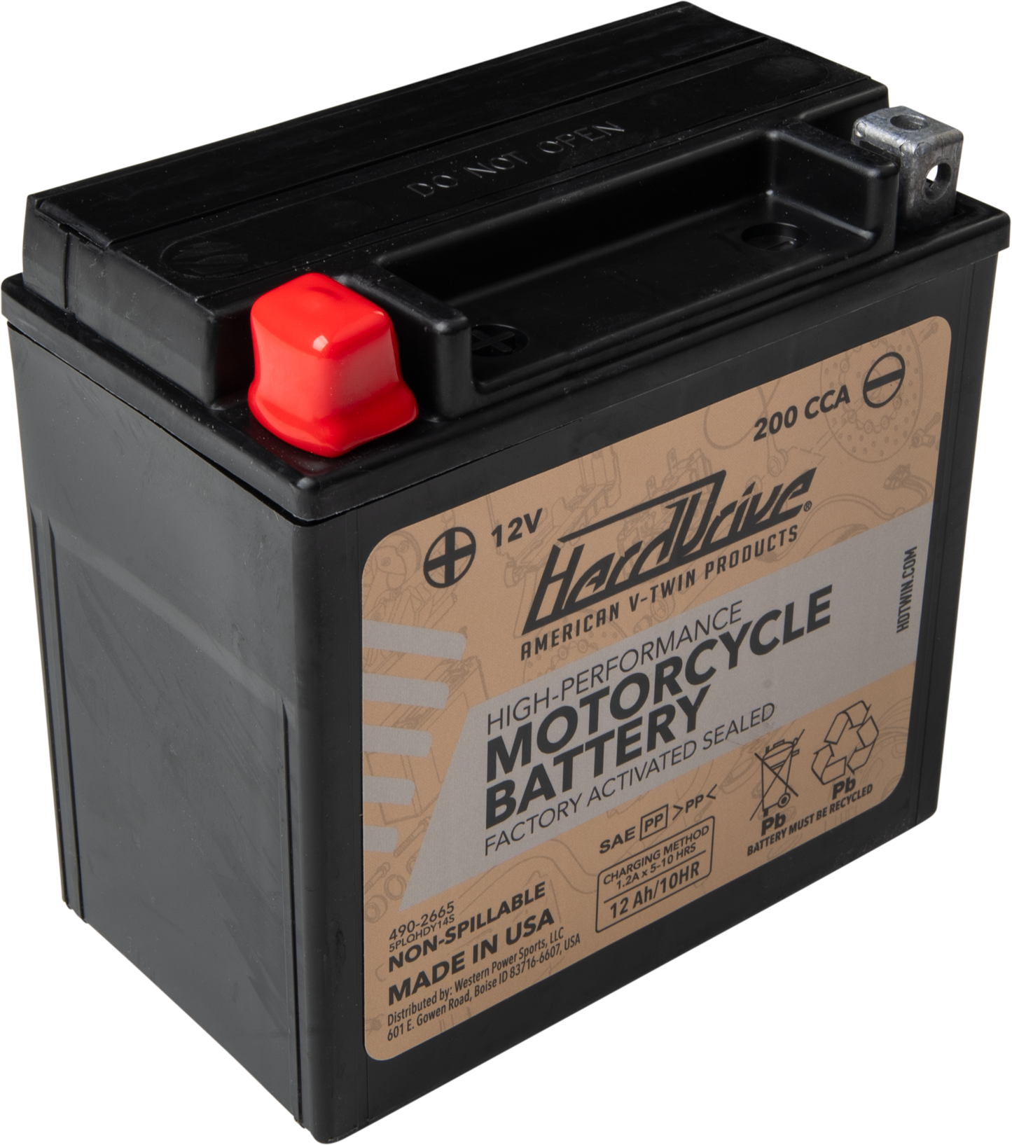 High Perform Battery Ytx 14 Cca 200